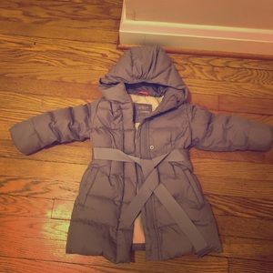 Crewcuts puffer jacket grey size 3T